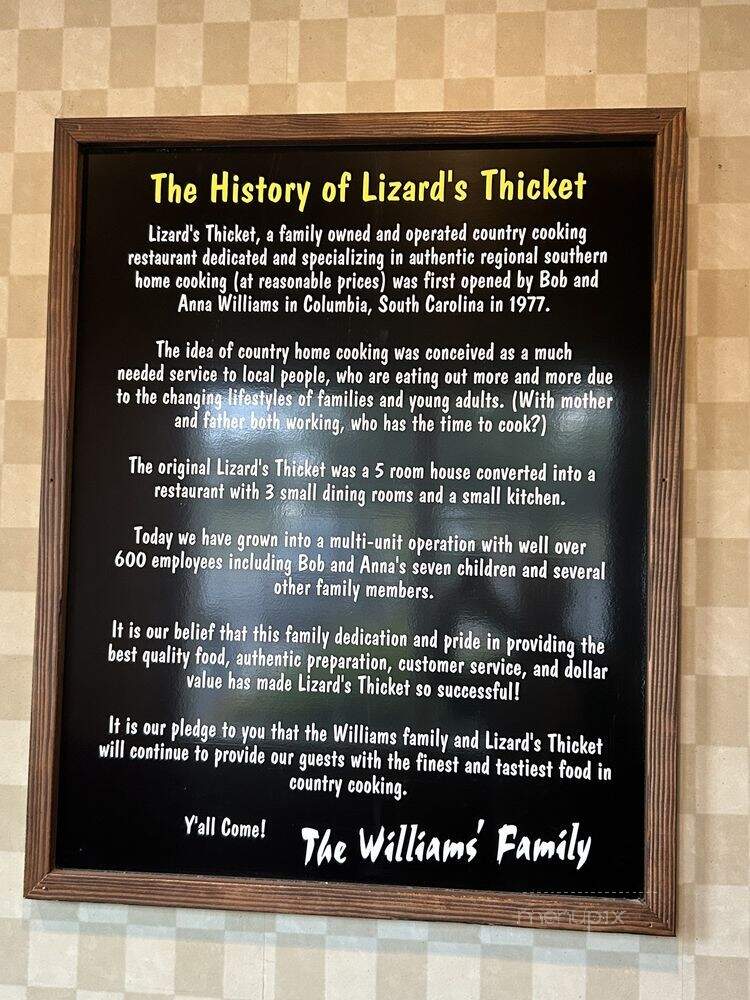 Lizard's Thicket - Lexington, SC