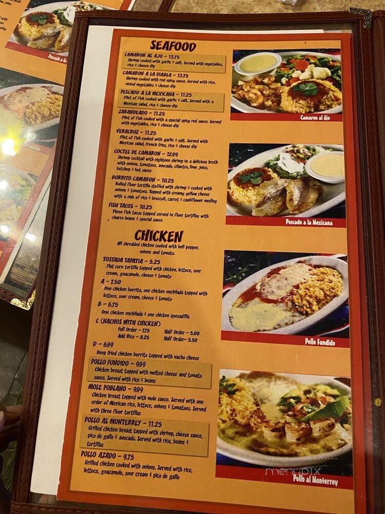 Monterrey's Mexican Resturant - Columbia, SC menu_pic