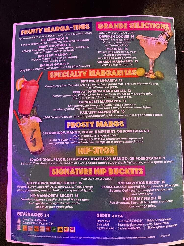 Nacho Hippo - Myrtle Beach, SC menu_pic