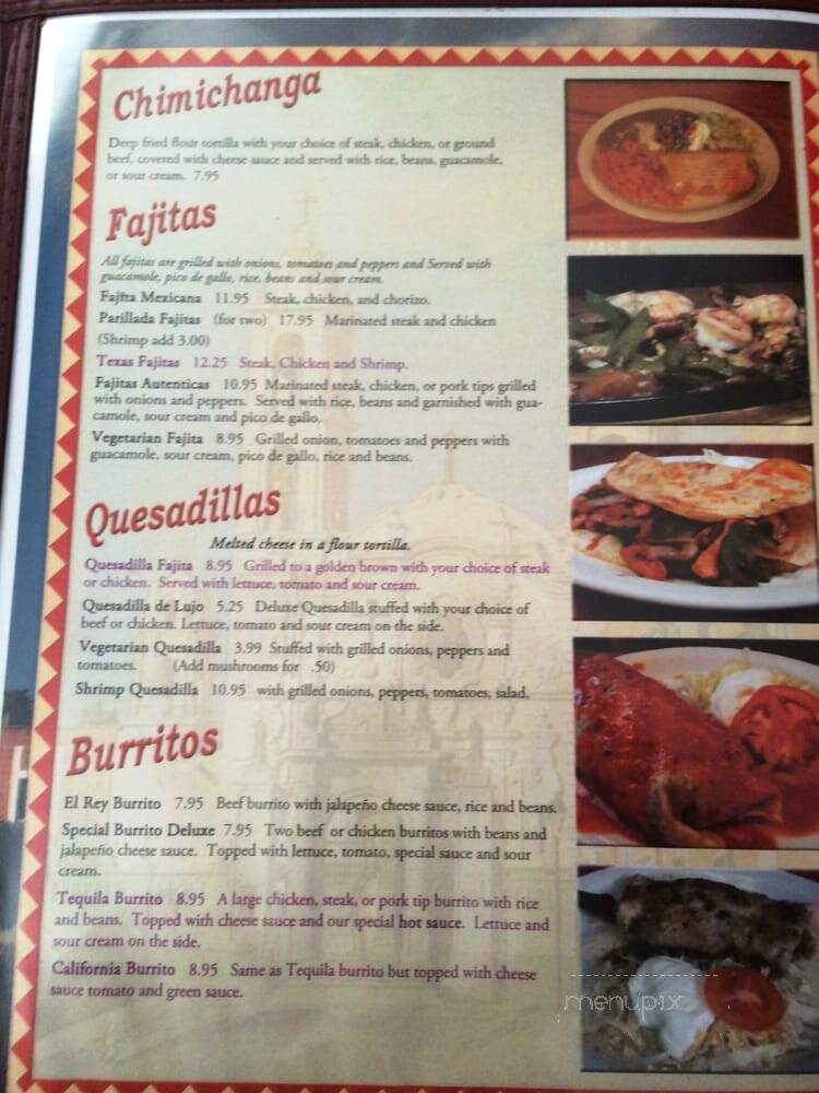 Pueblo Viejo - Cookeville, TN menu_pic