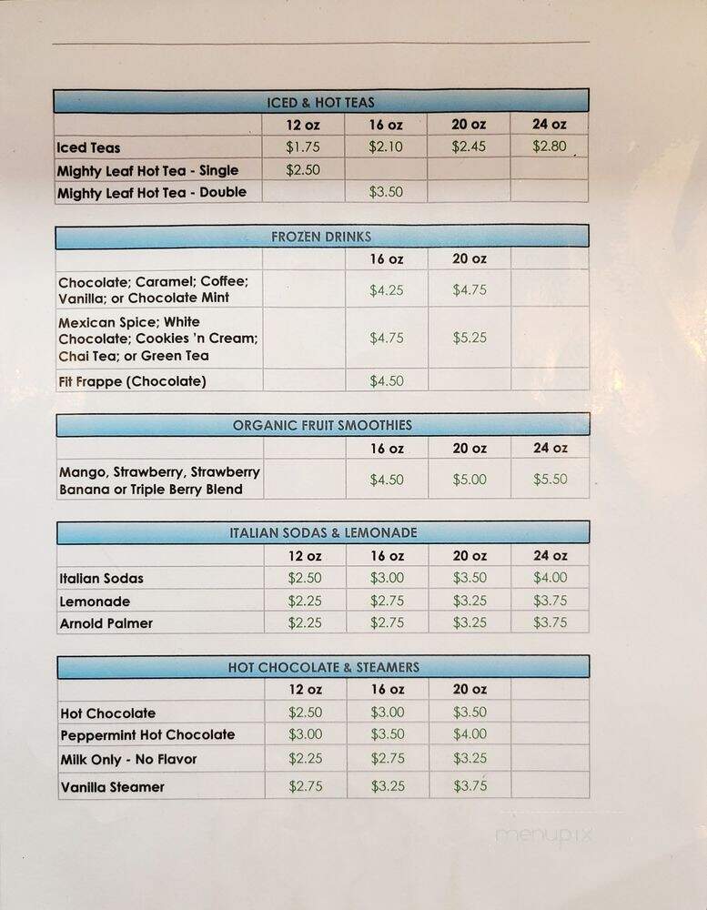Sip! on the Square - Wimberley, TX menu_pic