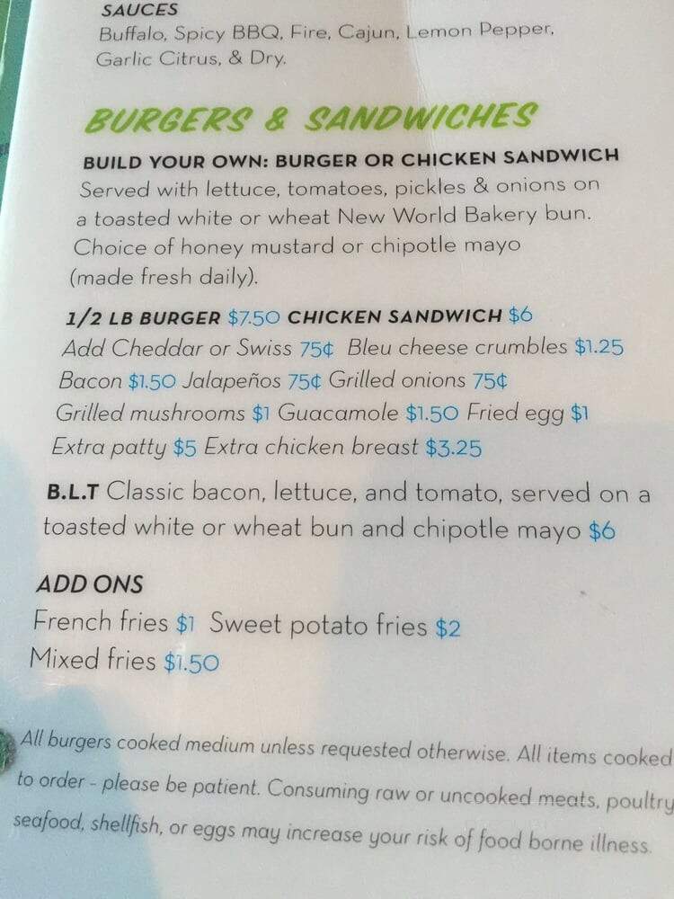 The Common Interest - Austin, TX menu_pic