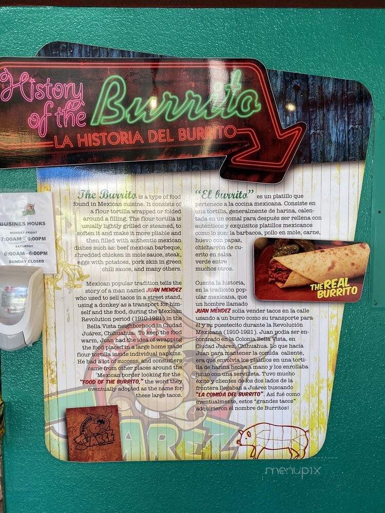 Burritos Juarez - El Paso, TX