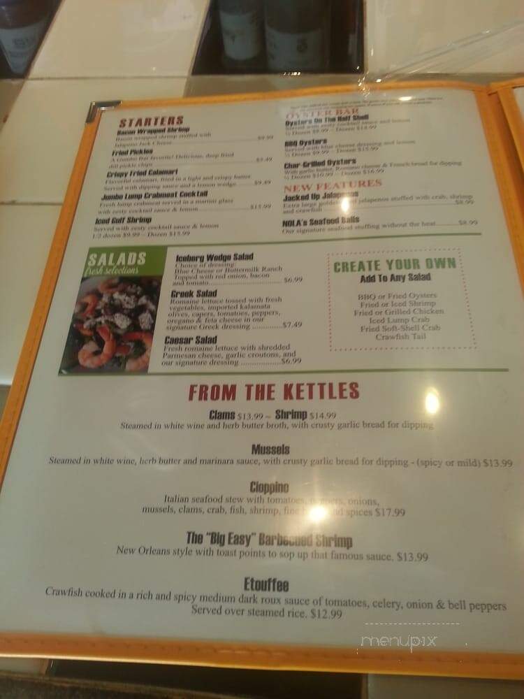 Little Daddy's Gumbo Bar - League City, TX menu_pic
