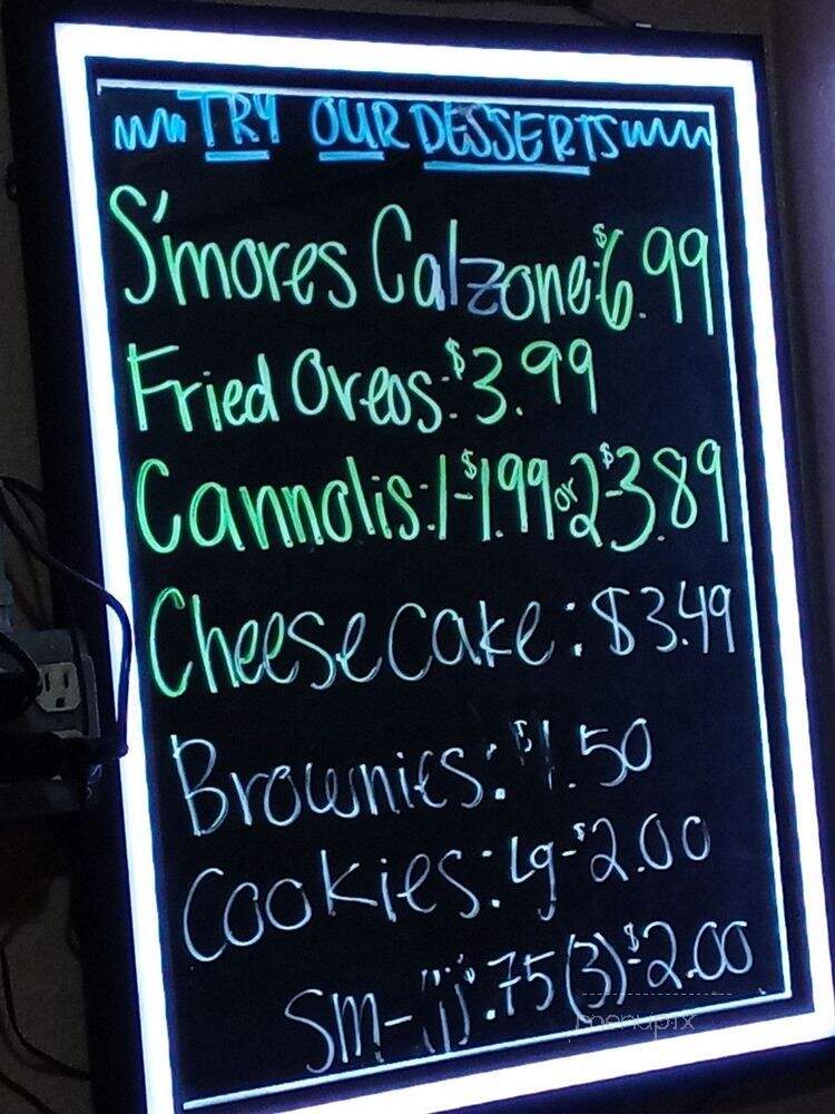 Backdoor Pizza - Hockley, TX menu_pic