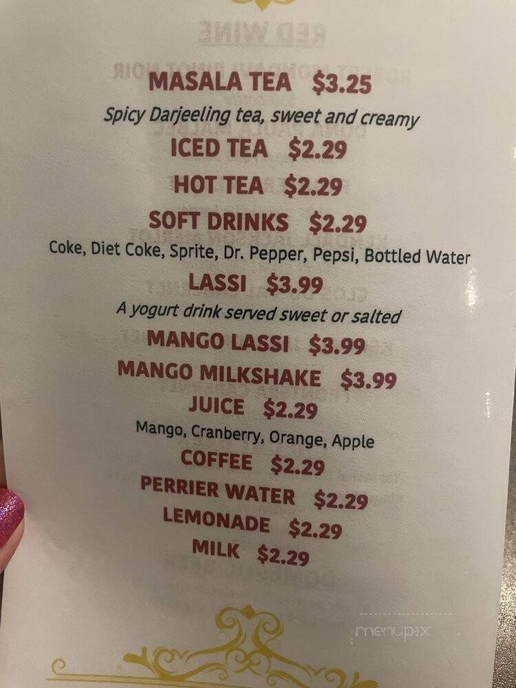 India Palace 2 - San Antonio, TX menu_pic