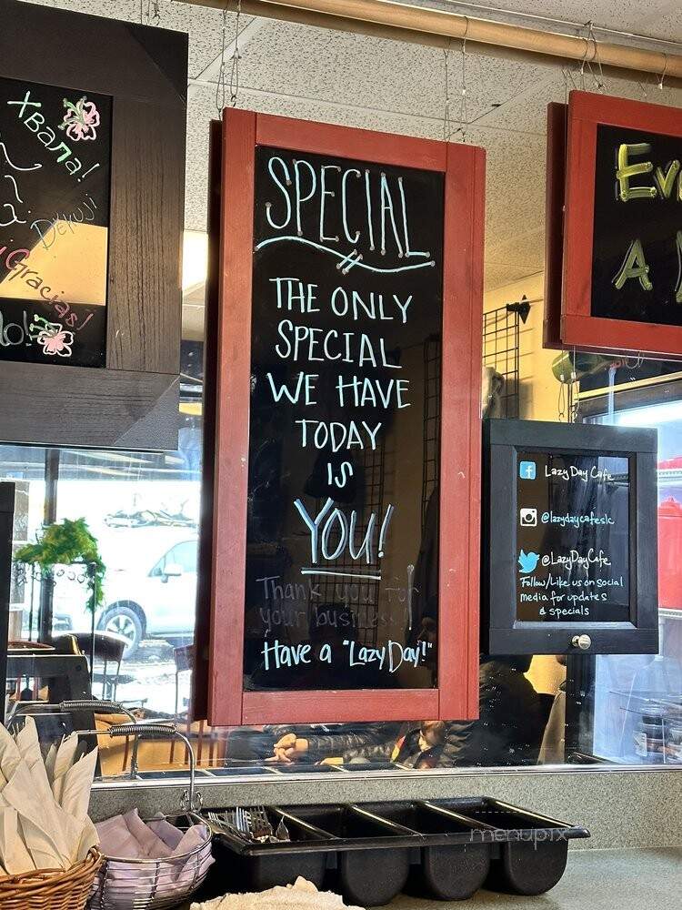 Lazy Day Cafe - Salt Lake City, UT menu_pic