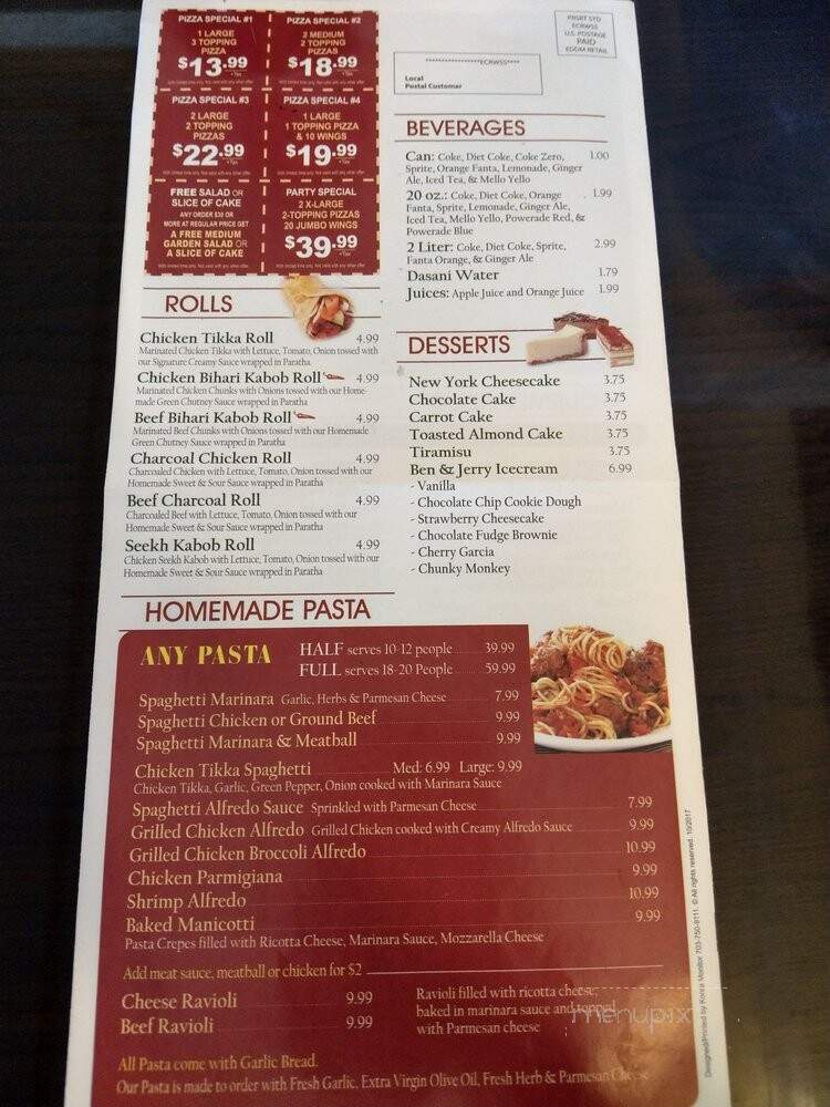 Pizza and Gyro - Springfield, VA menu_pic