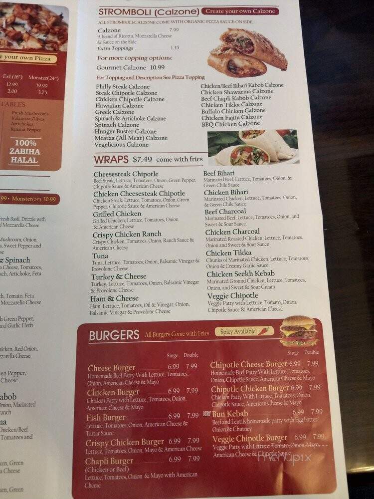 Pizza and Gyro - Springfield, VA menu_pic
