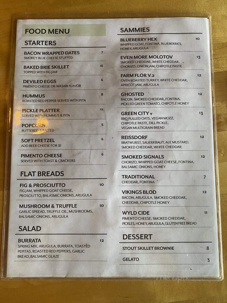 The Birch Bar - Norfolk, VA menu_pic