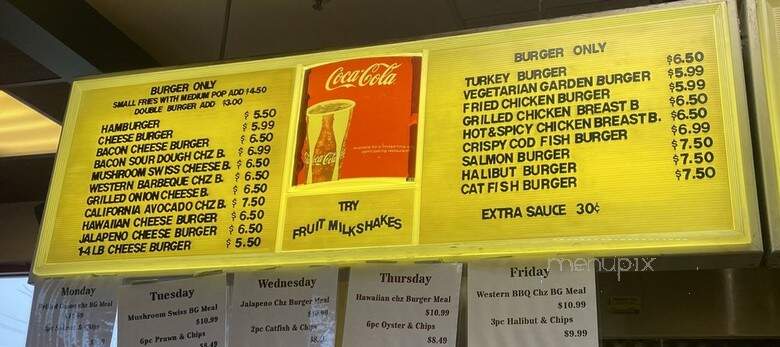 Burger Plus - Federal Way, WA menu_pic