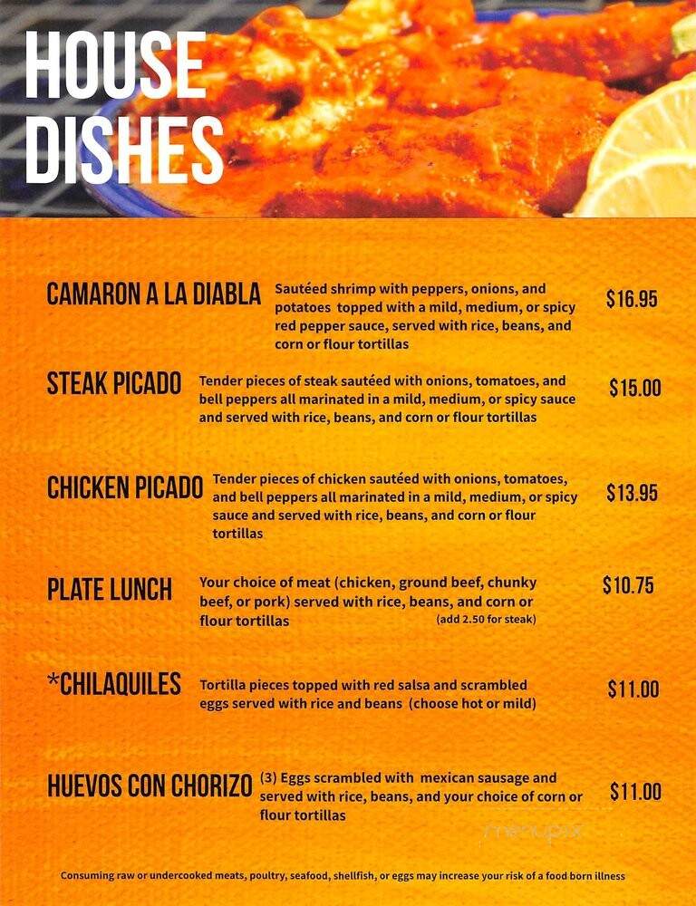 La Fuente - Milwaukee, WI menu_pic