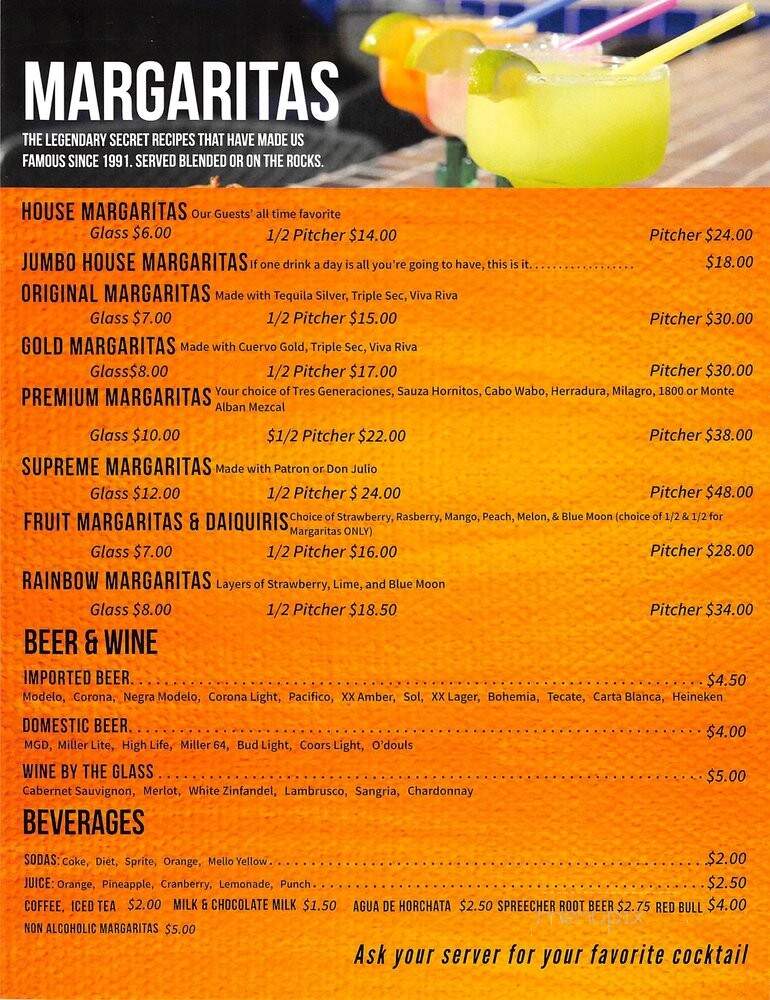 La Fuente - Milwaukee, WI menu_pic