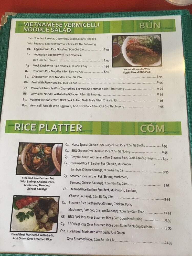 Indochin - Saint Paul, MN menu_pic