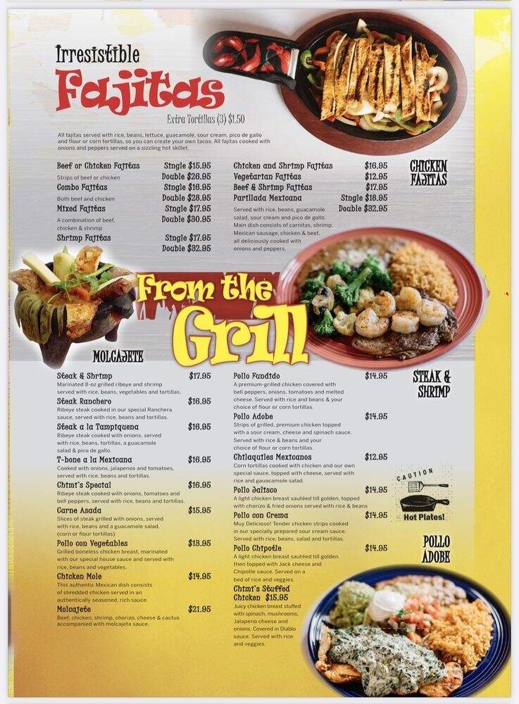 Chimi's Authentic Mexican Cuisine - Saint Peters, MO menu_pic
