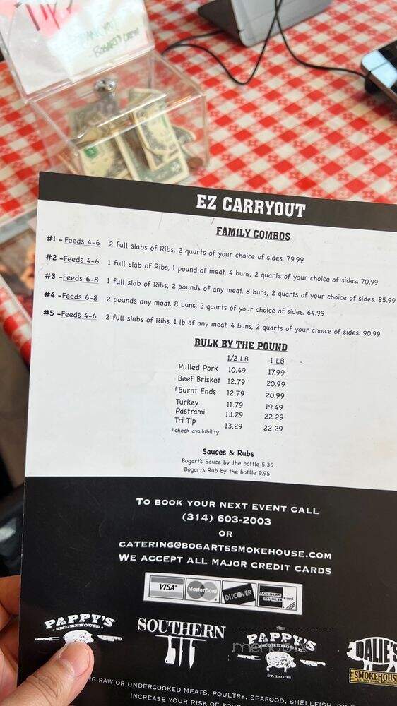 Bogart's Smokehouse - Saint Louis, MO menu_pic