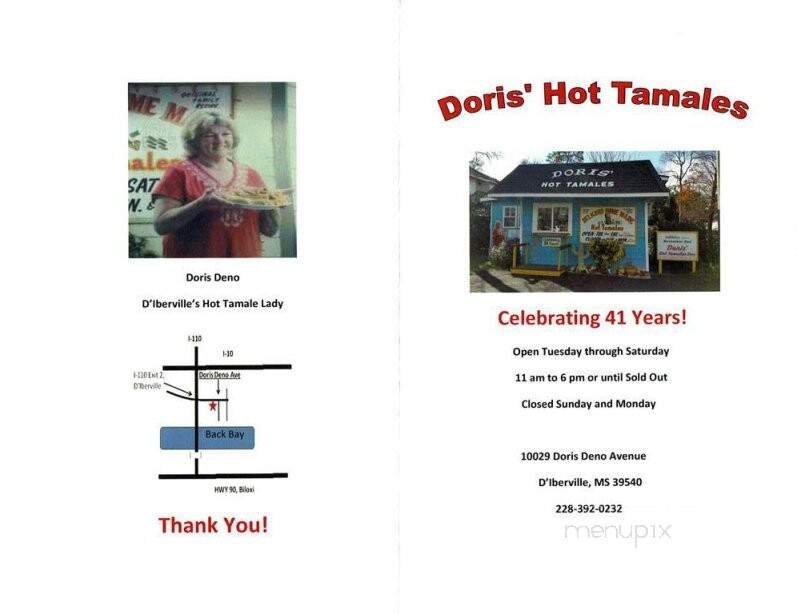 Doris' Hot Tamales - DIberville, MS