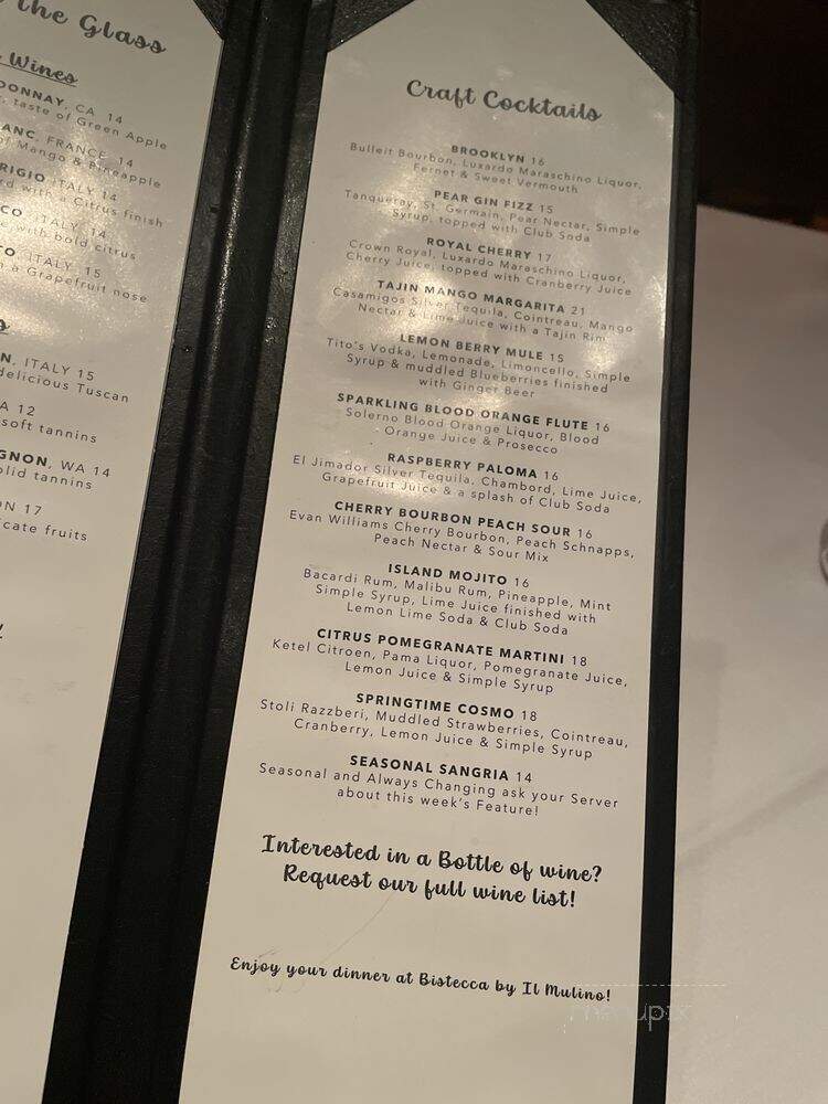Buffet at Mount Airy - Mount Pocono, PA menu_pic