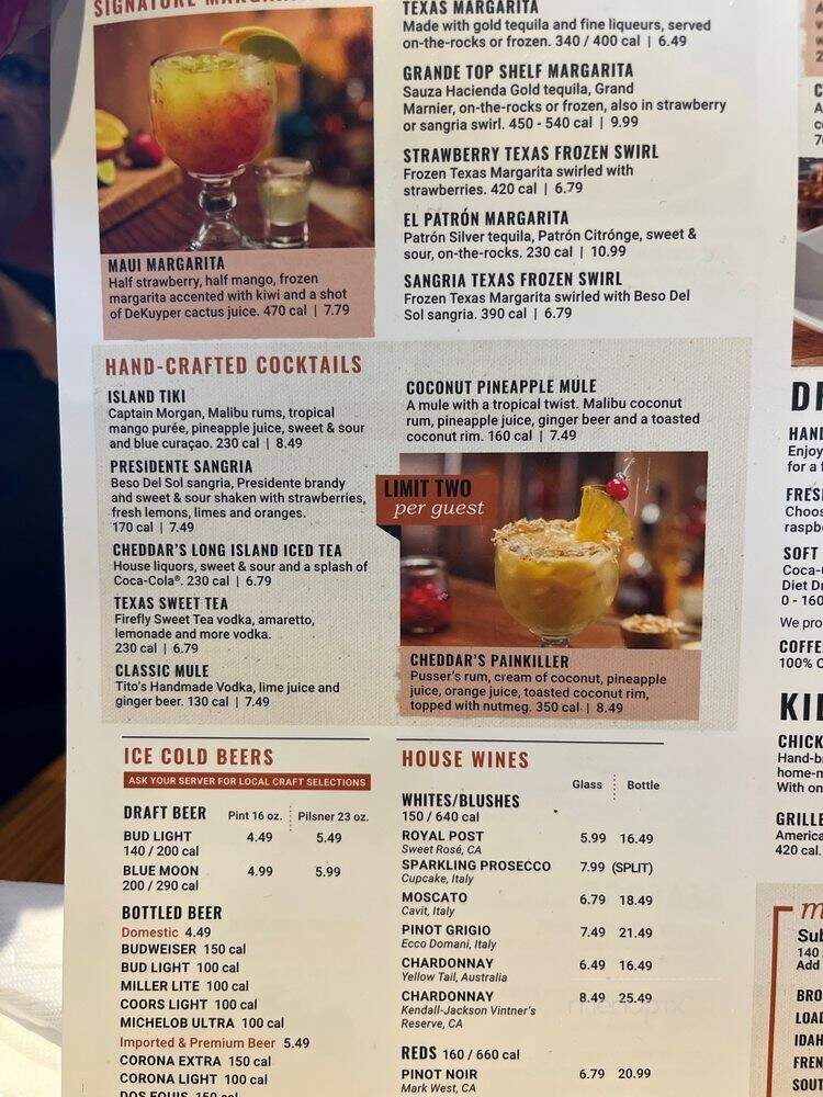 Cheddar's Casual Cafe - Mount Juliet, TN menu_pic