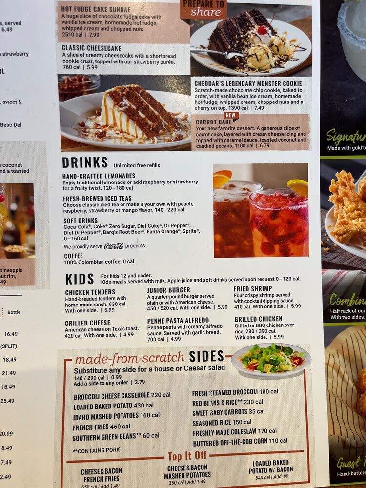 Cheddar's Casual Cafe - Mount Juliet, TN menu_pic