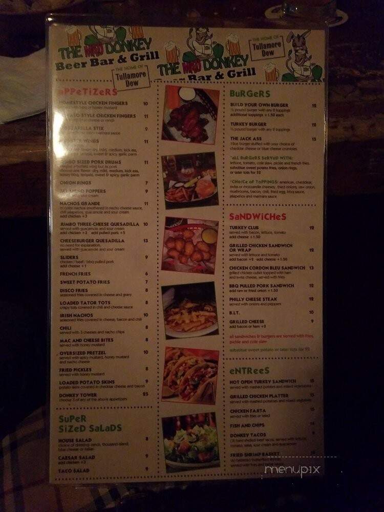 Mad Donkey - Astoria, NY menu_pic