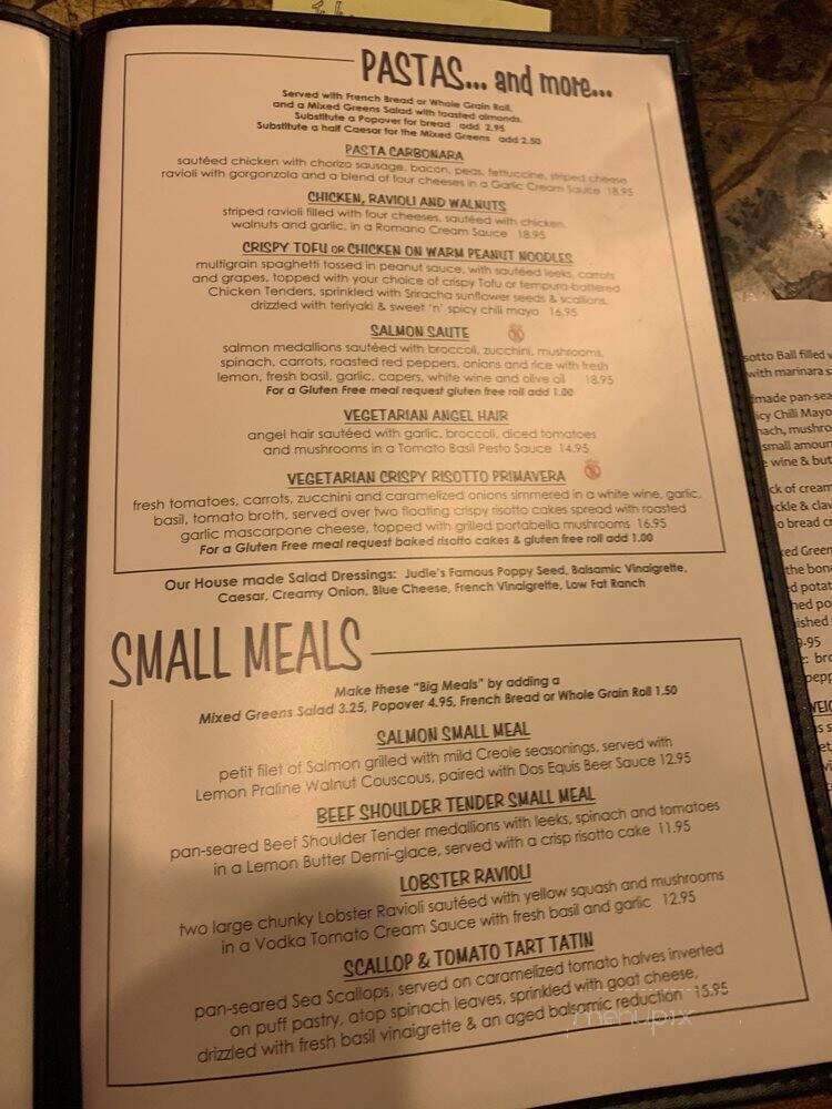 Judie's - Amherst, MA menu_pic