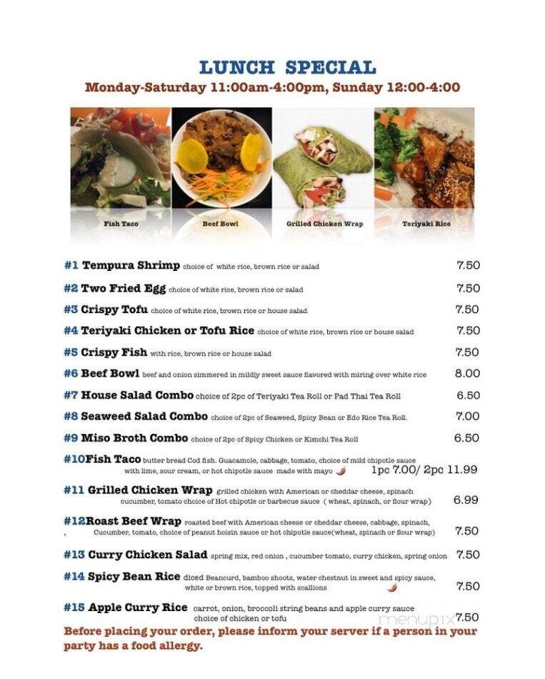 Fresh Side - Amherst, MA menu_pic