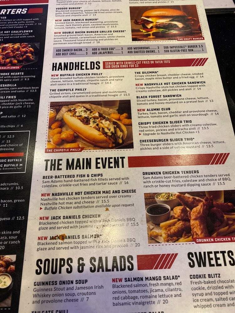 Fox And Hound Pub & Grille - Wilmington, NC menu_pic