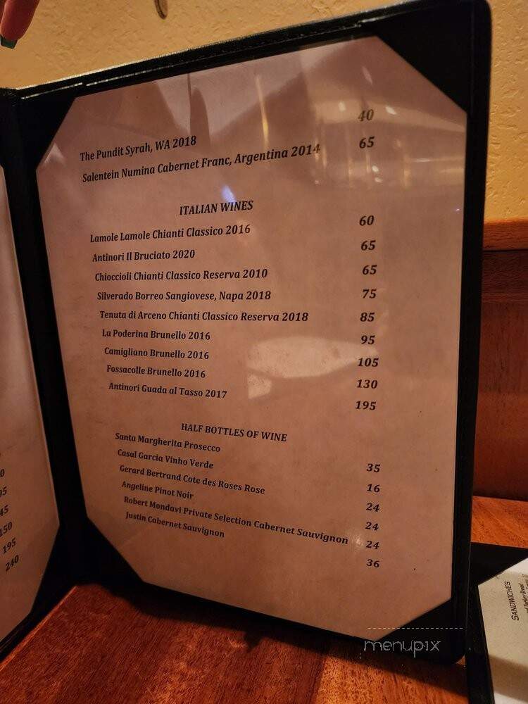 J Restaurant Bar - Hartford, CT menu_pic