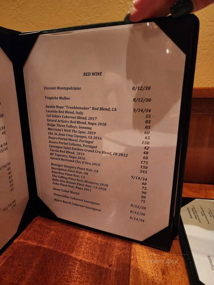 J Restaurant Bar - Hartford, CT menu_pic