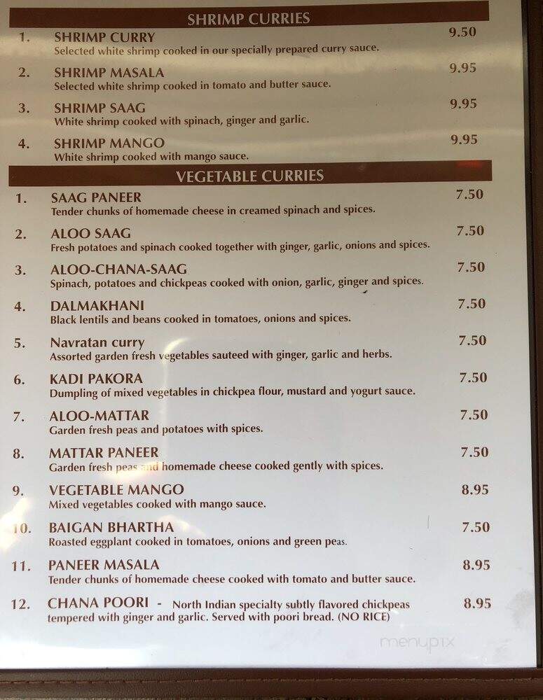 India House Restaurant - Burlington, VT menu_pic