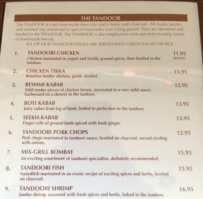 India House Restaurant - Burlington, VT menu_pic