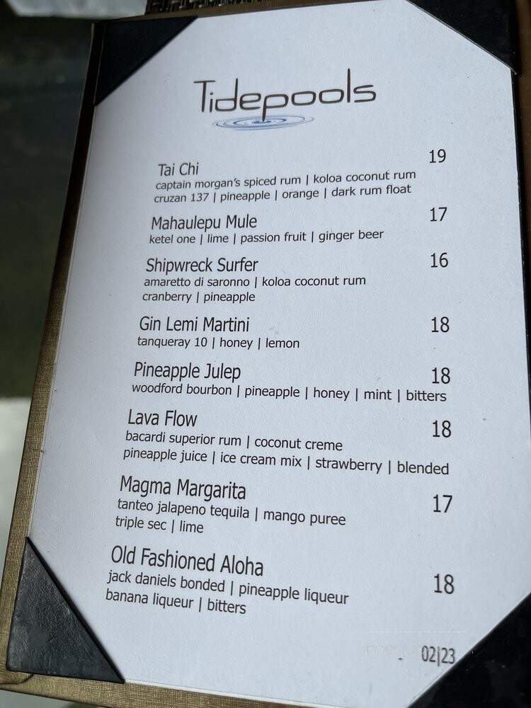 Tidepools Seafood & Steak - Koloa, HI