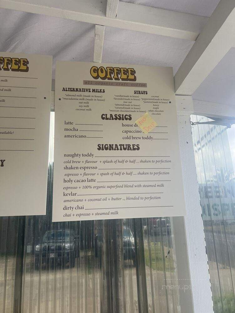 Smalltown Coffee Co - Kapaa, HI menu_pic