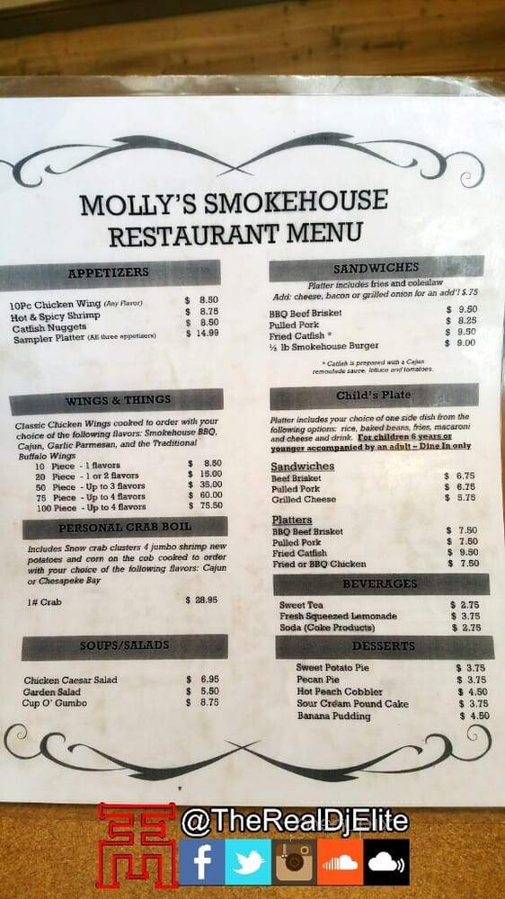 Smokehouse Inc - Wahiawa, HI menu_pic