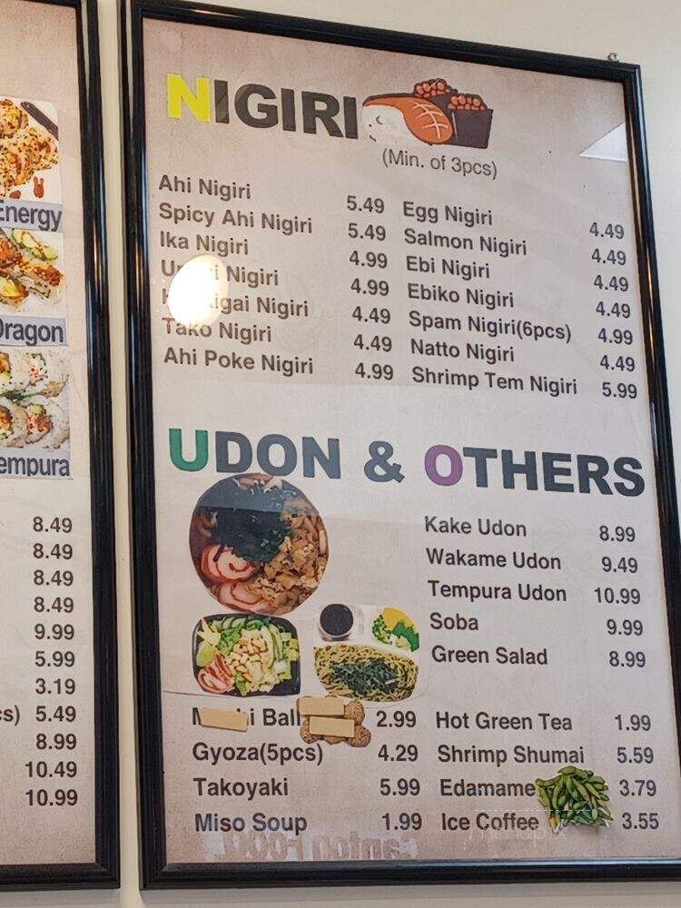 Sushiman - Pearl City, HI menu_pic