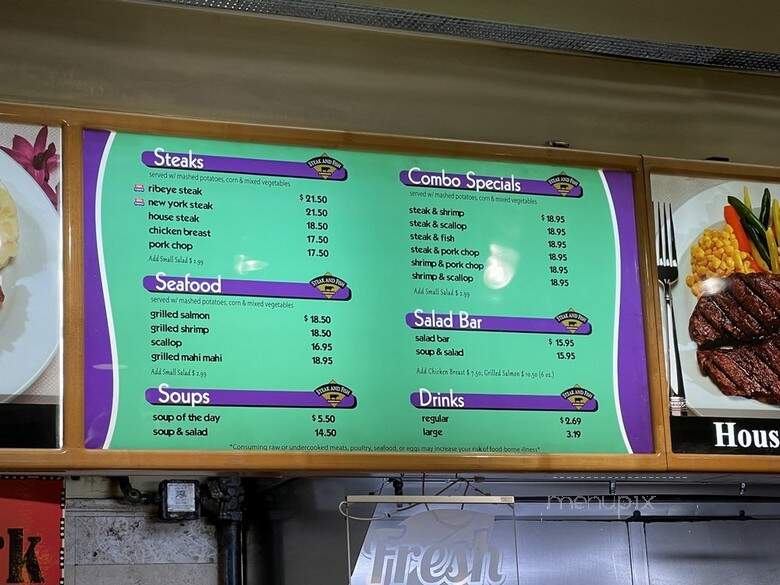 Steak & Fish Co - Honolulu, HI menu_pic