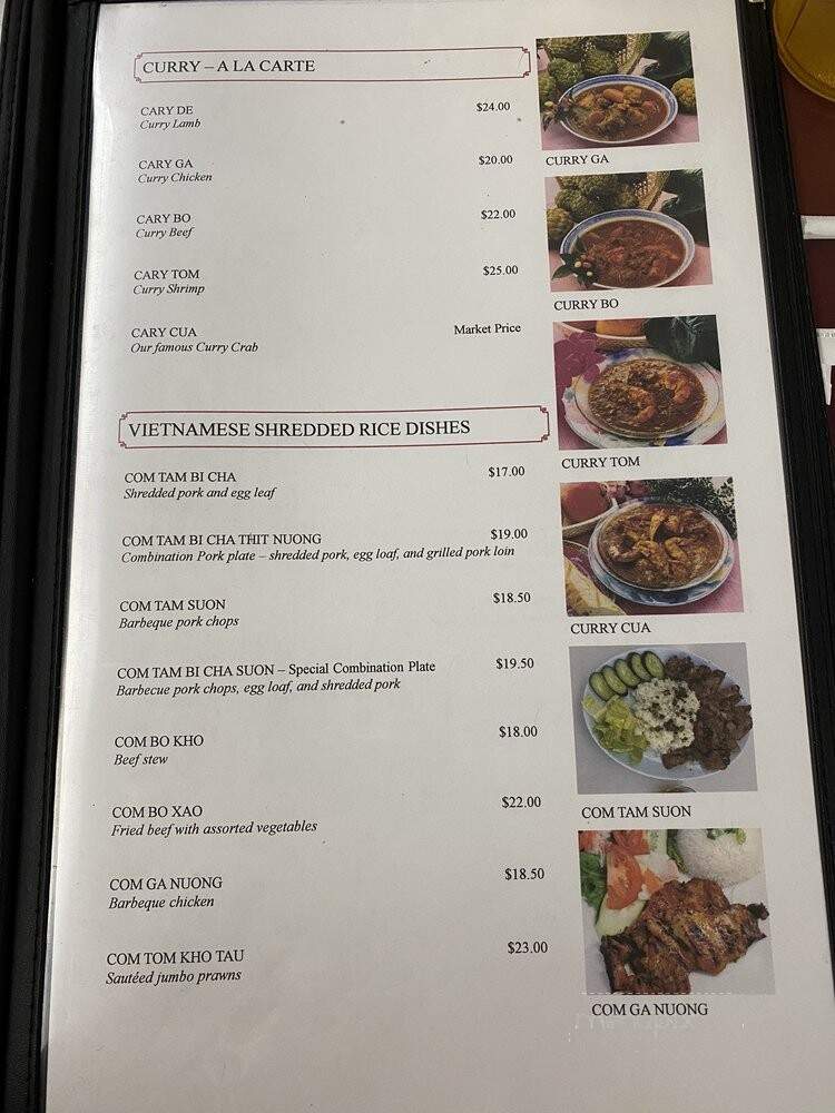 Mai Lan - Honolulu, HI menu_pic