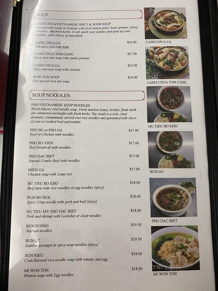 Mai Lan - Honolulu, HI menu_pic