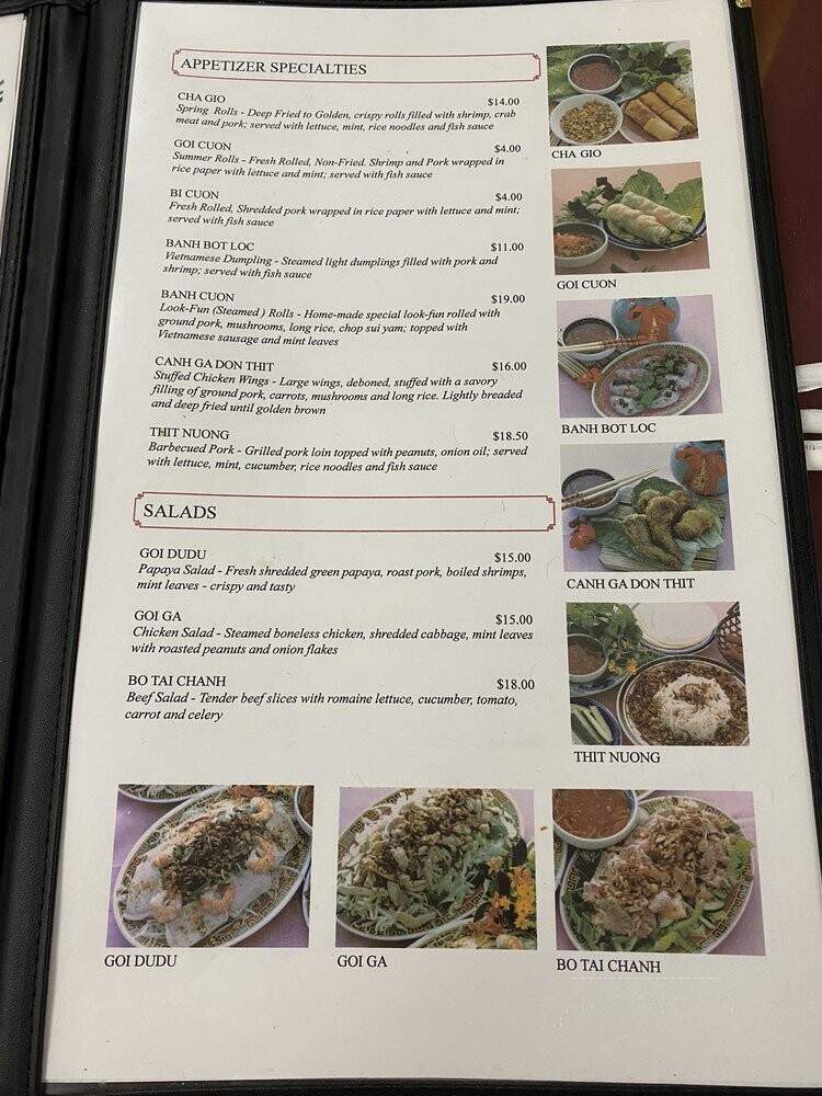 Mai Lan - Honolulu, HI menu_pic