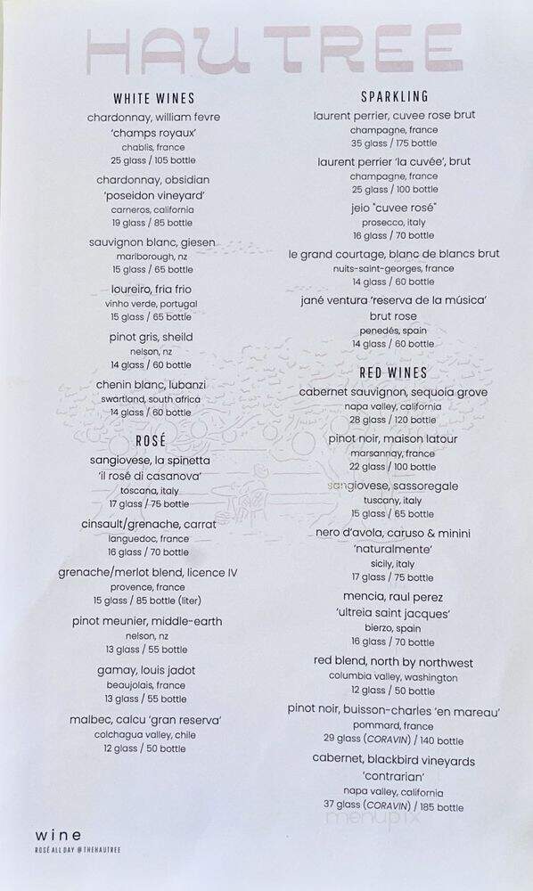 Hau Tree Lanai Restaurant - Honolulu, HI menu_pic