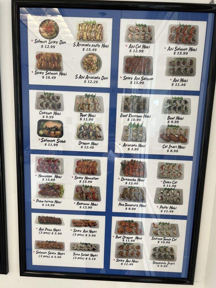 Sushiman - Honolulu, HI menu_pic