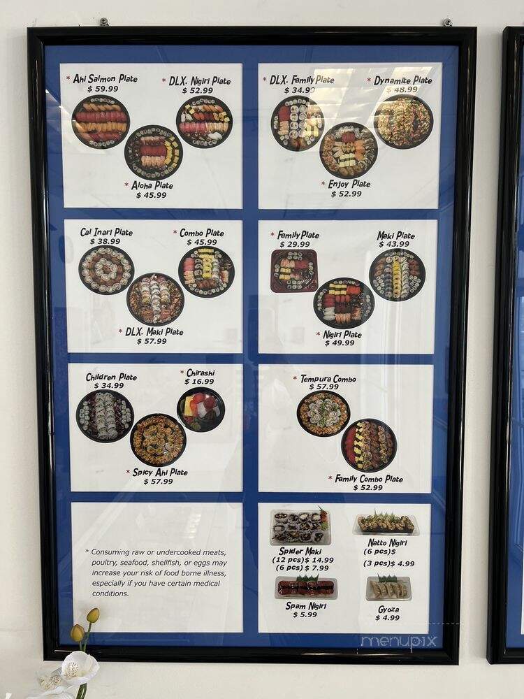 Sushiman - Honolulu, HI menu_pic