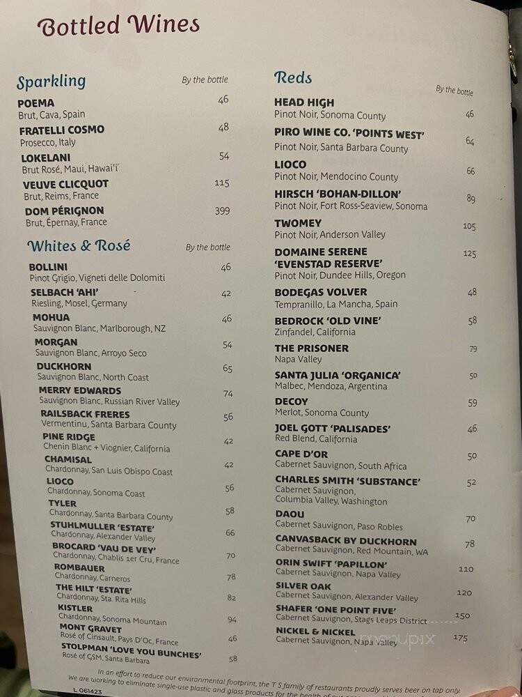 Leilani's On The Beach - Lahaina, HI menu_pic