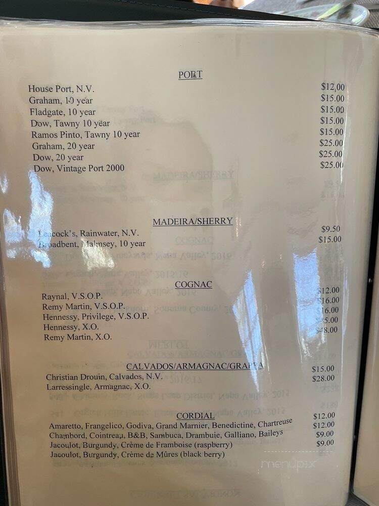 Gerard's Restaurant - Lahaina, HI menu_pic