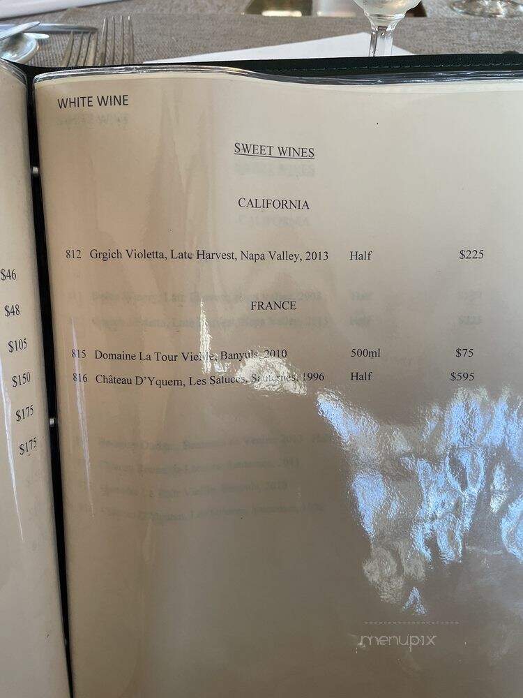 Gerard's Restaurant - Lahaina, HI menu_pic