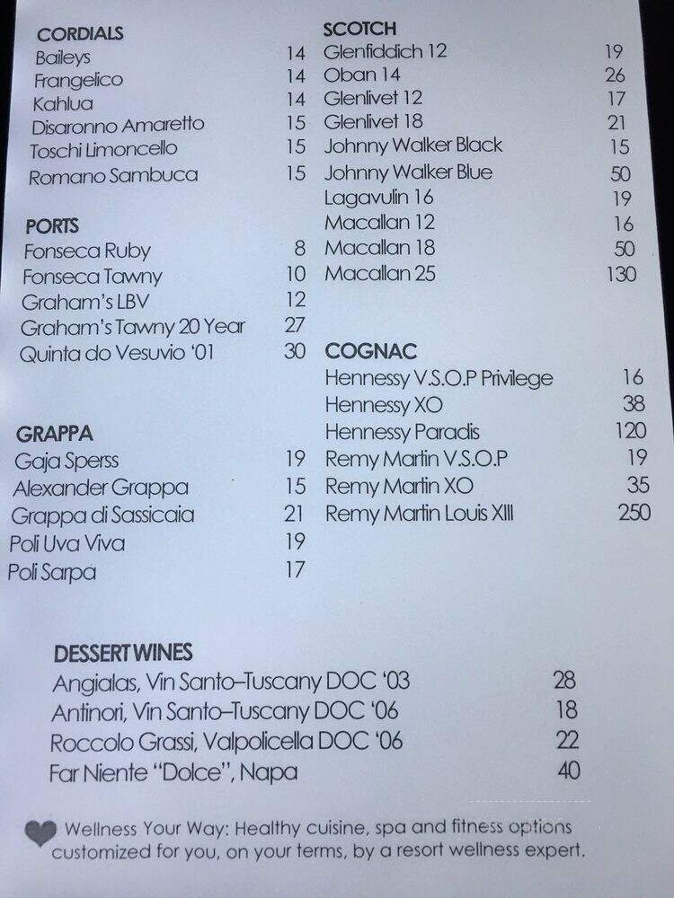 Ferraro's - Kihei, HI menu_pic
