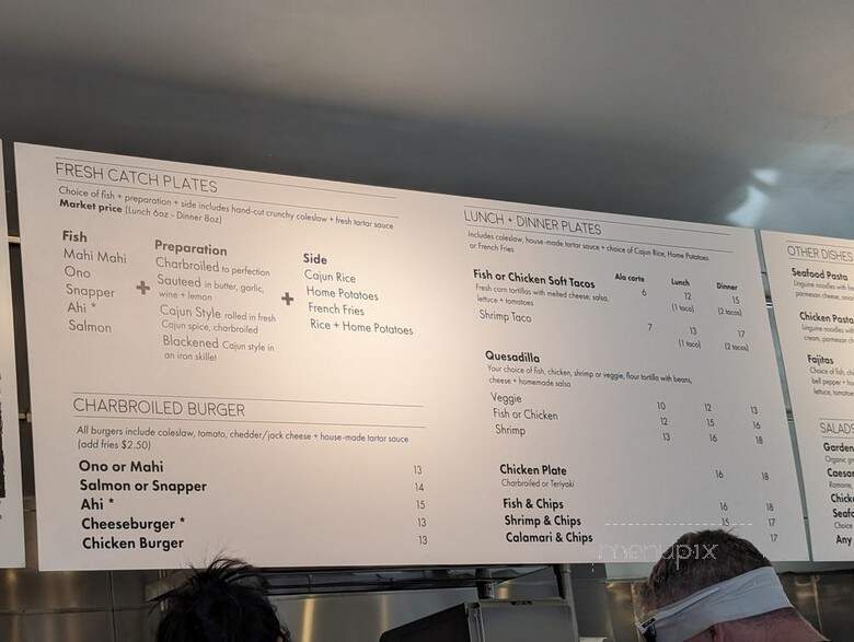 Paia Fish Market - Paia, HI menu_pic