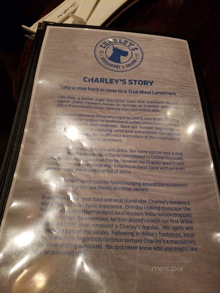 Charley's Restaurant - Paia, HI