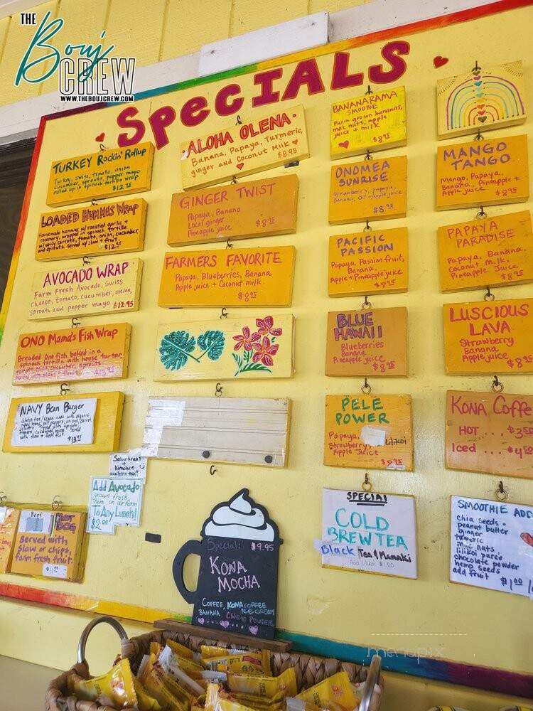 What's Shakin - Papaikou, HI menu_pic